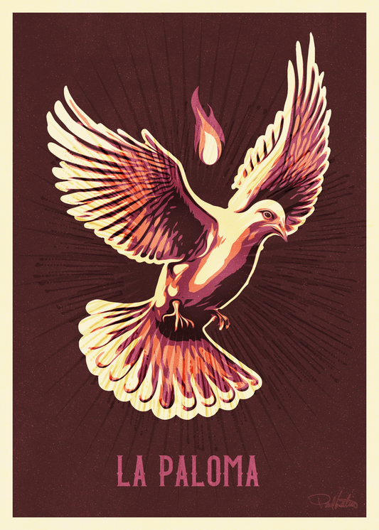 La Paloma (the Dove) Lotería 5x7 Card