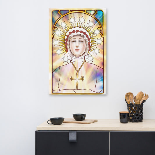 "Our Lady of La Salette" Canvas